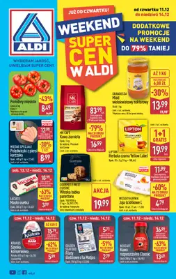Aldi - gazetka promocyjna Weekend super cen w Aldi! od czwartku 11.12 do niedzieli 14.12