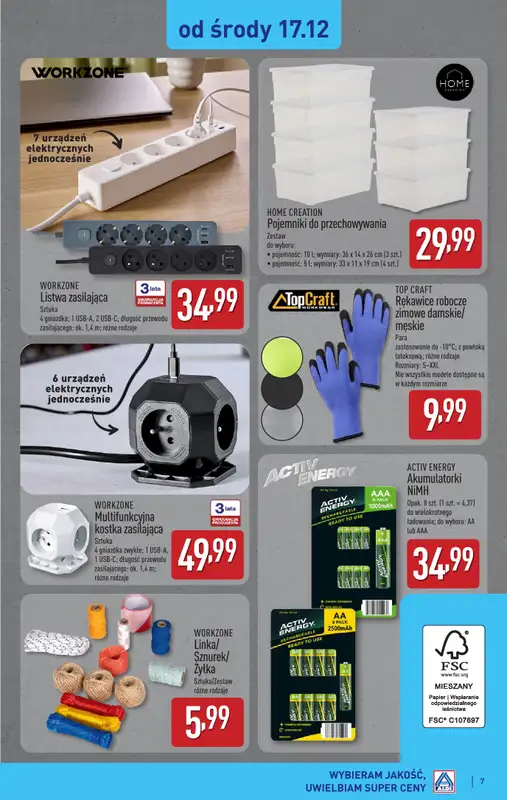 Aldi - gazetka promocyjna Aldi ma to coś! od środy 17.12 do soboty 20.12 - strona 7