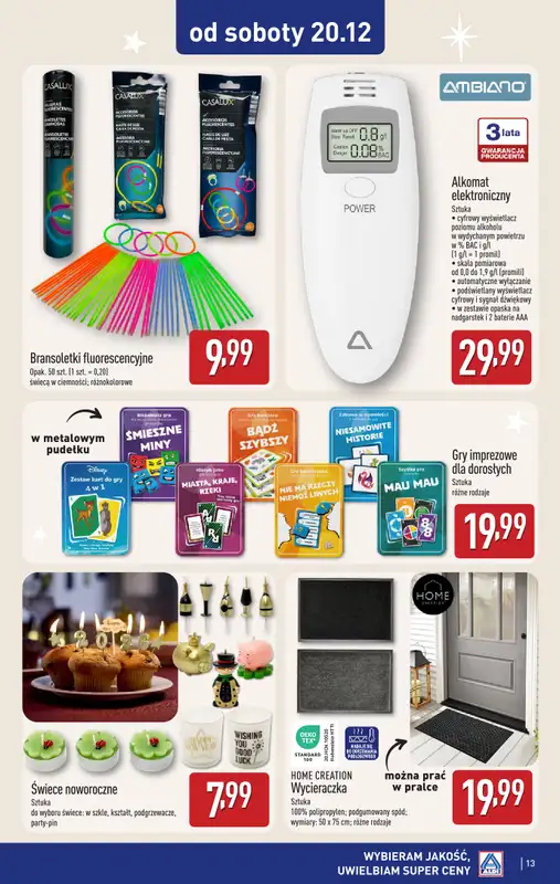 Aldi - gazetka promocyjna Aldi ma to coś! od środy 17.12 do soboty 20.12 - strona 13