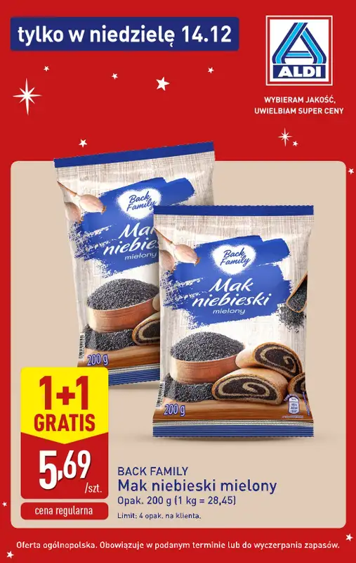 Aldi - gazetka promocyjna Super oferty na niedzielę! od niedzieli 14.12 do niedzieli 14.12 - strona 8
