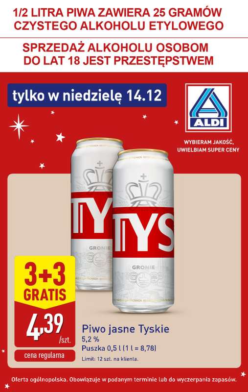 Aldi - gazetka promocyjna Super oferty na niedzielę! od niedzieli 14.12 do niedzieli 14.12 - strona 9