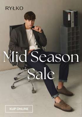 Ryłko - gazetka promocyjna Mid Season Sale - dla niego od poniedziałku 08.12 