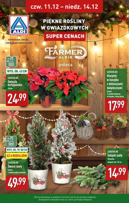 Aldi - gazetka promocyjna Farmer Aldik poleca! od poniedziałku 08.12 do niedzieli 14.12 - strona 7