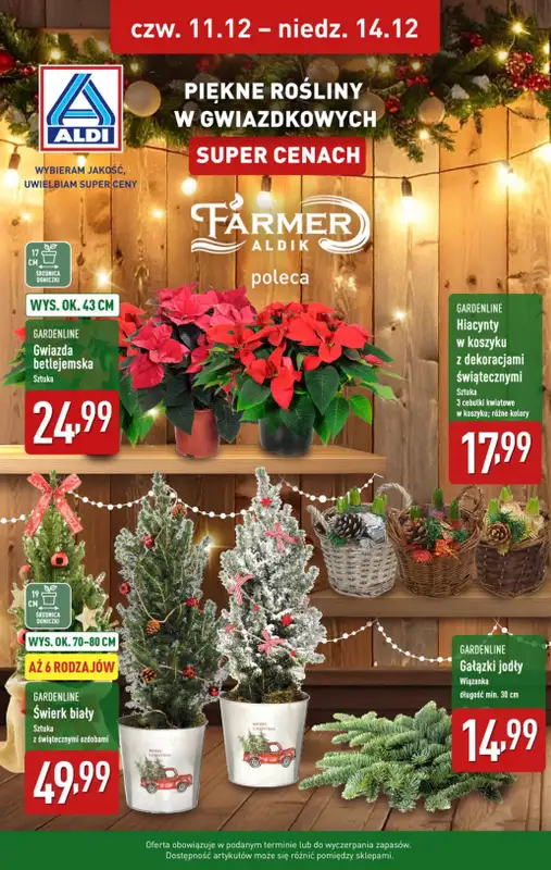 Aldi - gazetka promocyjna Farmer Aldik poleca! od poniedziałku 08.12 do niedzieli 14.12 - strona 7