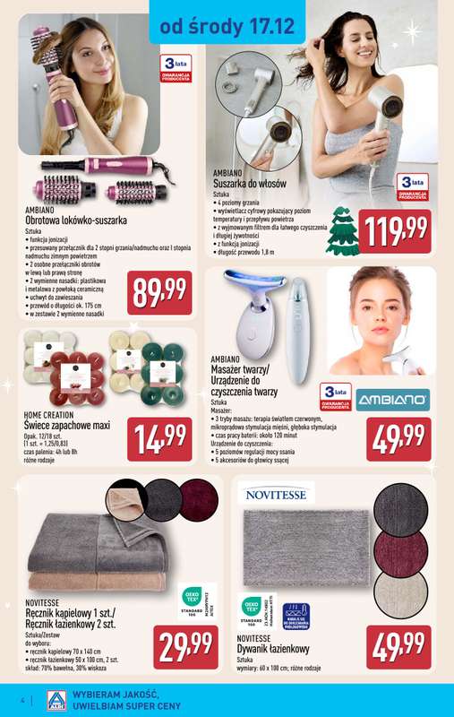 Aldi - gazetka promocyjna Aldi ma to coś! od środy 17.12 do niedzieli 21.12 - strona 4