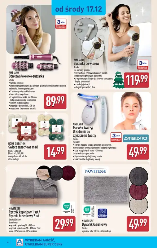 Aldi - gazetka promocyjna Aldi ma to coś! od środy 17.12 do niedzieli 21.12 - strona 4