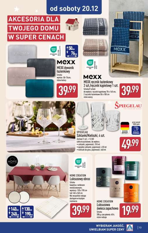 Aldi - gazetka promocyjna Aldi ma to coś! od środy 17.12 do niedzieli 21.12 - strona 13