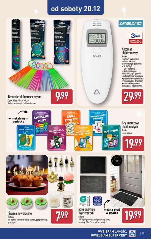 Aldi - gazetka promocyjna Aldi ma to coś! od środy 17.12 do niedzieli 21.12 - strona 15