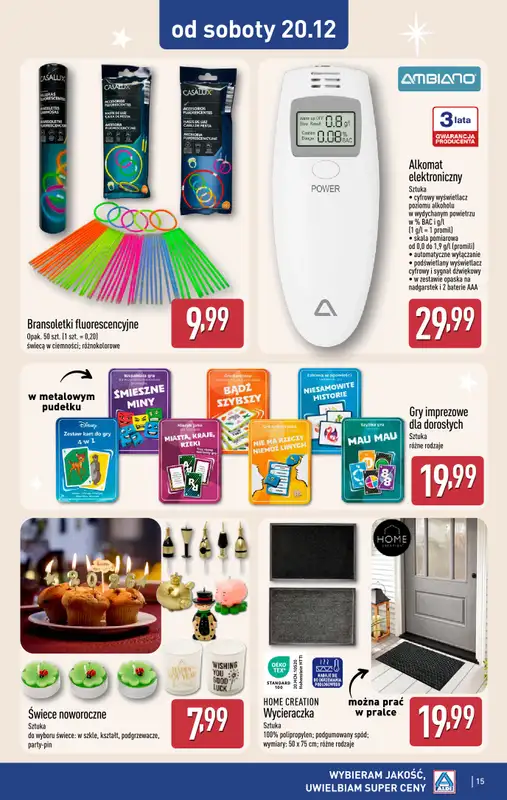 Aldi - gazetka promocyjna Aldi ma to coś! od środy 17.12 do niedzieli 21.12 - strona 15