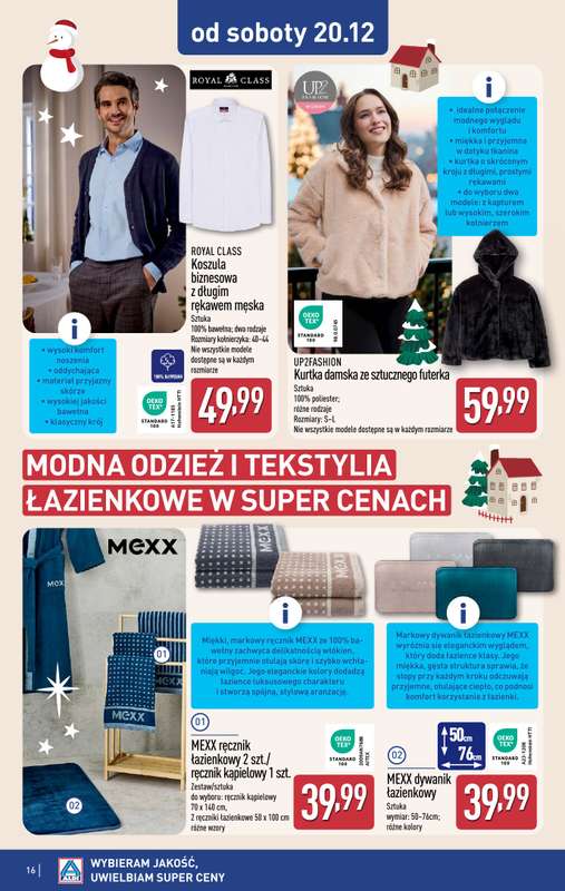 Aldi - gazetka promocyjna Aldi ma to coś! od środy 17.12 do niedzieli 21.12 - strona 16