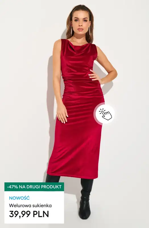 Sinsay - gazetka promocyjna -47% na KAŻDY DRUGI, tańszy produkt od poniedziałku 08.12 do środy 10.12 - strona 24