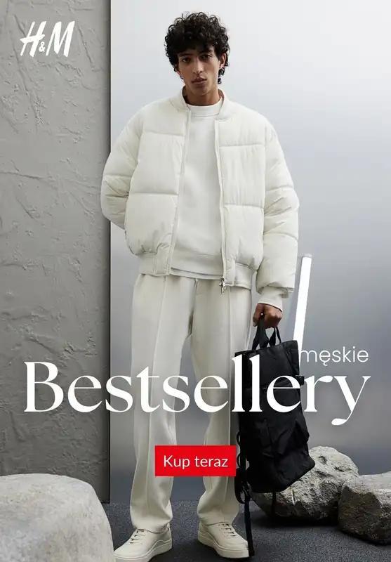 H&M - gazetka promocyjna BESTSELLERY - obuwie męskie od poniedziałku 08.12 