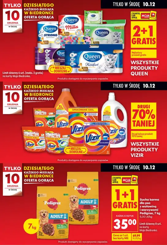 Biedronka - gazetka promocyjna Biedronkowe oszczędności od poniedziałku 08.12 do środy 10.12 - strona 10