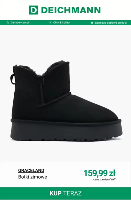 Deichmann - gazetka promocyjna Cozy Boots damskie od poniedziałku 08.12  - strona 11