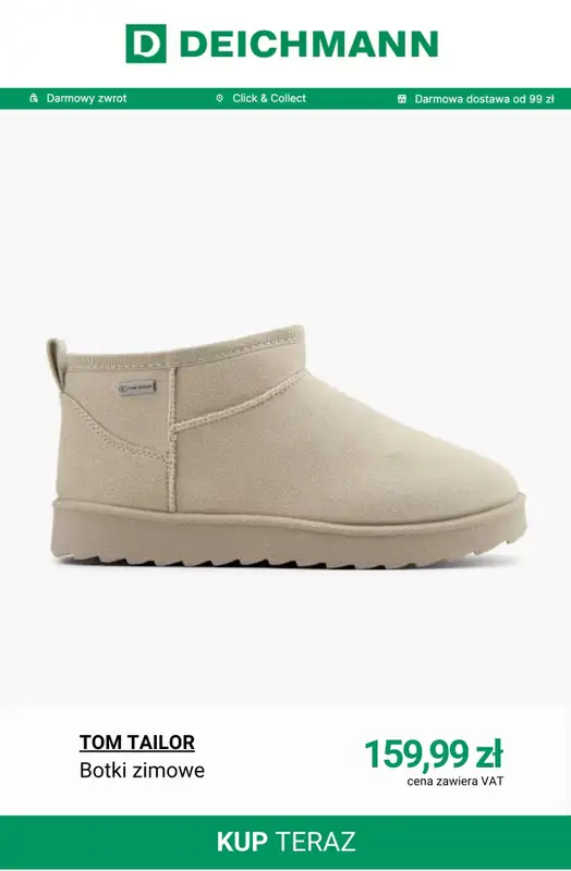Deichmann - gazetka promocyjna Cozy Boots damskie od poniedziałku 08.12  - strona 10
