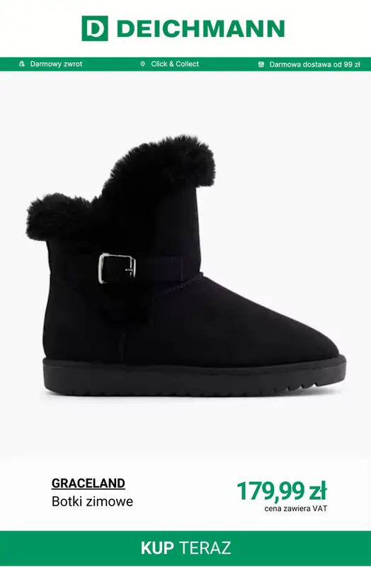 Deichmann - gazetka promocyjna Cozy Boots damskie od poniedziałku 08.12  - strona 7