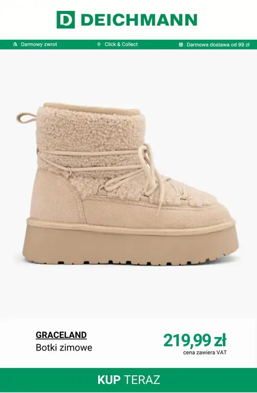 Deichmann - gazetka promocyjna Cozy Boots damskie od poniedziałku 08.12  - strona 4