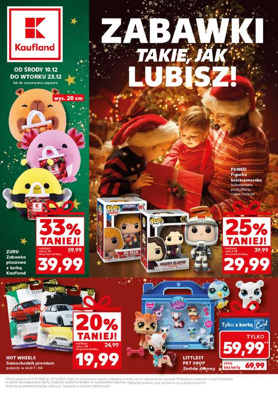 Kaufland - gazetka promocyjna Oferta Kaufland - Zabawki od środy 10.12 do wtorku 23.12