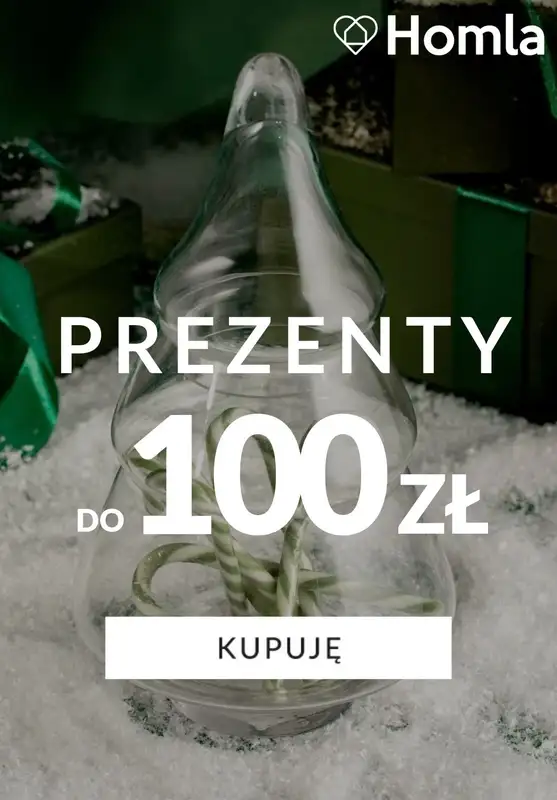 Homla - gazetka promocyjna Prezenty do 100 zł od poniedziałku 08.12 
