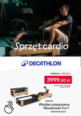 Decathlon - gazetka promocyjna Sprzęt cardio w atrakcyjnych cenach od poniedziałku 08.12 