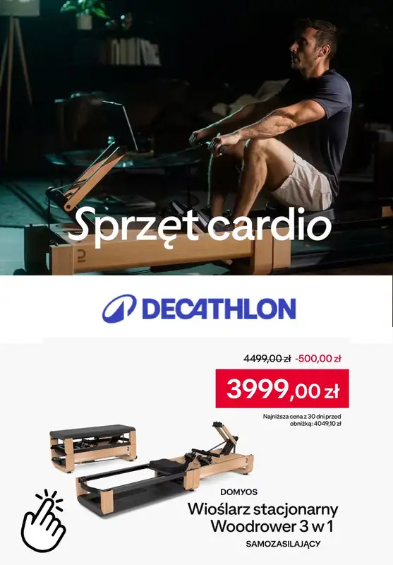 Decathlon - gazetka promocyjna Sprzęt cardio w atrakcyjnych cenach od poniedziałku 08.12 