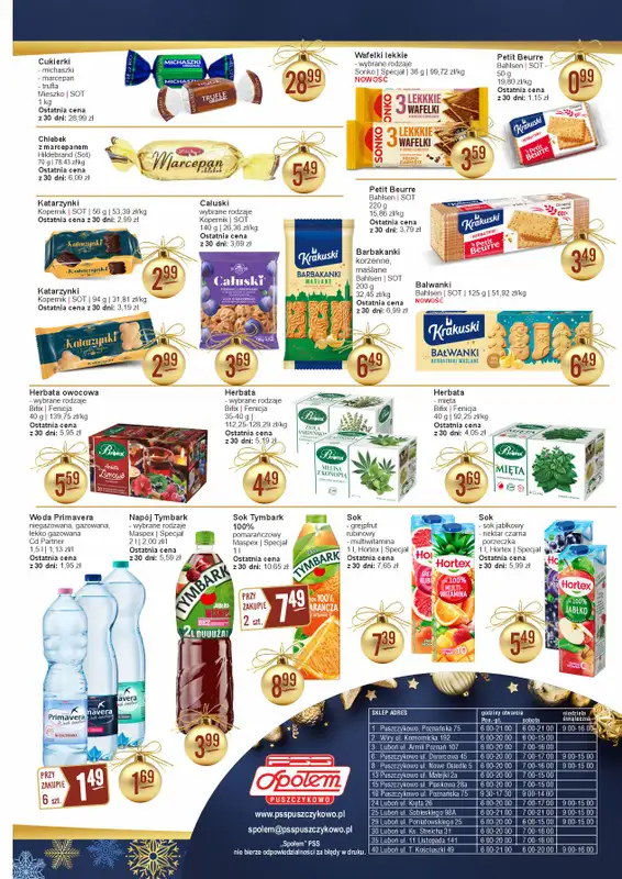 Społem - Blisko i Korzystnie - gazetka promocyjna Gazetka PSS Puszczykowo od poniedziałku 08.12 do wtorku 23.12 - strona 6