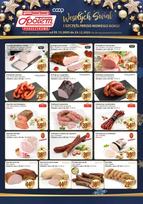 Społem - Blisko i Korzystnie - gazetka promocyjna Gazetka PSS Puszczykowo od poniedziałku 08.12 do wtorku 23.12