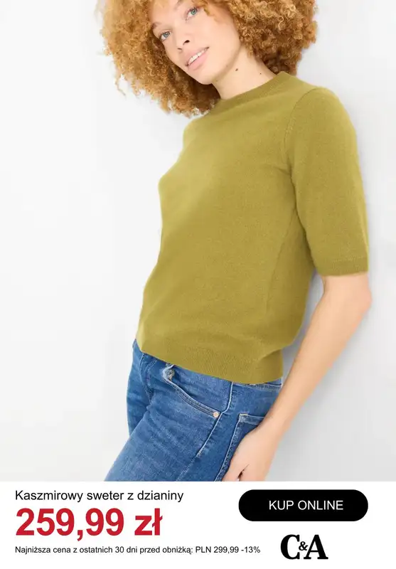 C&A - gazetka promocyjna Wyprzedaż na swetry damskie od poniedziałku 08.12  - strona 13