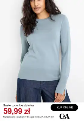 C&A - gazetka promocyjna Wyprzedaż na swetry damskie od poniedziałku 08.12  - strona 2