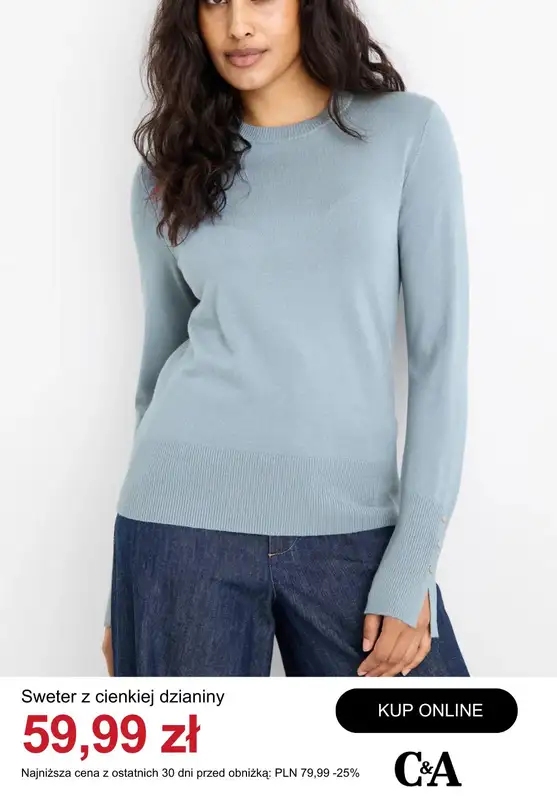 C&A - gazetka promocyjna Wyprzedaż na swetry damskie od poniedziałku 08.12  - strona 2