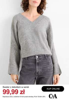 C&A - gazetka promocyjna Wyprzedaż na swetry damskie od poniedziałku 08.12  - strona 5
