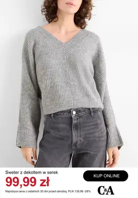 C&A - gazetka promocyjna Wyprzedaż na swetry damskie od poniedziałku 08.12  - strona 5