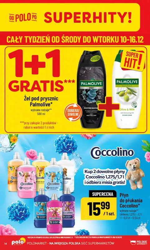 POLOmarket - gazetka promocyjna Gazetka od środy 10.12 do wtorku 16.12 - strona 14
