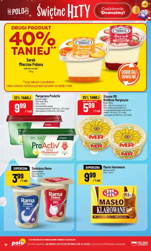 POLOmarket - gazetka promocyjna Gazetka od środy 10.12 do wtorku 16.12 - strona 38