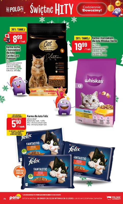 POLOmarket - gazetka promocyjna Gazetka od środy 10.12 do wtorku 16.12 - strona 74
