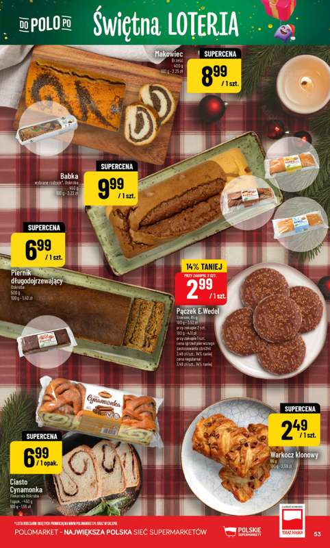 POLOmarket - gazetka promocyjna Gazetka od środy 10.12 do wtorku 16.12 - strona 53