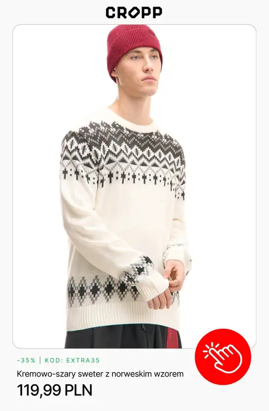 Cropp - gazetka promocyjna Ubrania świąteczne dla niego od poniedziałku 08.12  - strona 6