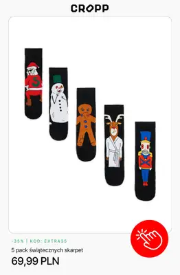Cropp - gazetka promocyjna Ubrania świąteczne dla niego od poniedziałku 08.12  - strona 5