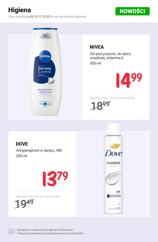 Rossmann - gazetka promocyjna NOWOŚCI na promocji! od poniedziałku 08.12 do środy 17.12 - strona 6