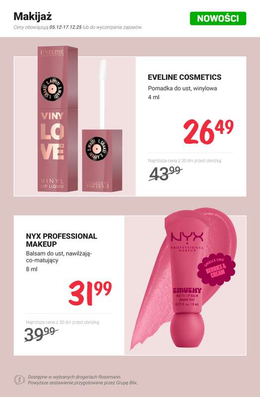 Rossmann - gazetka promocyjna NOWOŚCI na promocji! od poniedziałku 08.12 do środy 17.12 - strona 2
