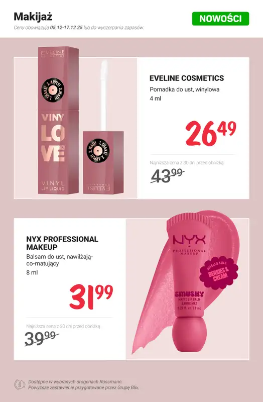 Rossmann - gazetka promocyjna NOWOŚCI na promocji! od poniedziałku 08.12 do środy 17.12 - strona 2