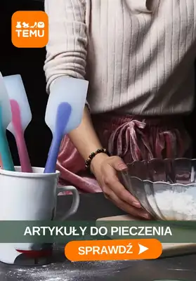Temu - gazetka promocyjna Artykuły do pieczenia od poniedziałku 08.12 