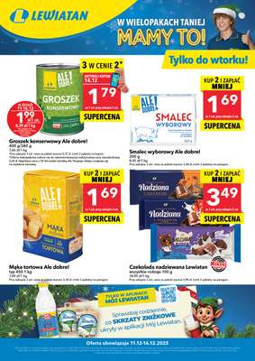 LEWIATAN - gazetka promocyjna Kupuj i zyskaj więcej od czwartku 11.12 do wtorku 16.12