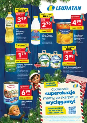 LEWIATAN - gazetka promocyjna Skrzaty Zniżkowe Lewiatana od czwartku 11.12 do wtorku 16.12
