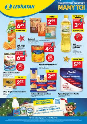 LEWIATAN - gazetka promocyjna Najlepsze okazje? MAMY TO w Lewiatanie od czwartku 11.12 do wtorku 16.12