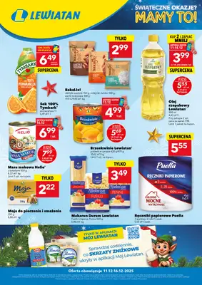 LEWIATAN - gazetka promocyjna Najlepsze okazje? MAMY TO w Lewiatanie od czwartku 11.12 do wtorku 16.12