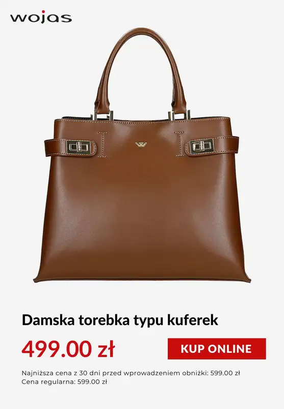 BEST SALE - gazetka promocyjna Wojas | Do -40% na torebki od poniedziałku 08.12  - strona 5