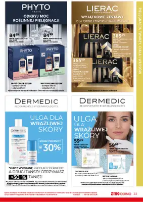 Ziko Dermo - gazetka promocyjna Gazetka Pielęgnacja na prezent od czwartku 11.12 do niedzieli 28.12 - strona 23