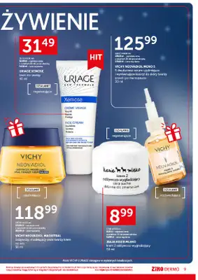 Ziko Dermo - gazetka promocyjna Gazetka Pielęgnacja na prezent od czwartku 11.12 do niedzieli 28.12 - strona 9