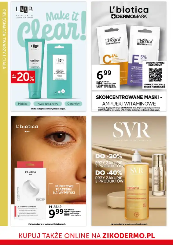 Ziko Dermo - gazetka promocyjna Gazetka Pielęgnacja na prezent od czwartku 11.12 do niedzieli 28.12 - strona 18